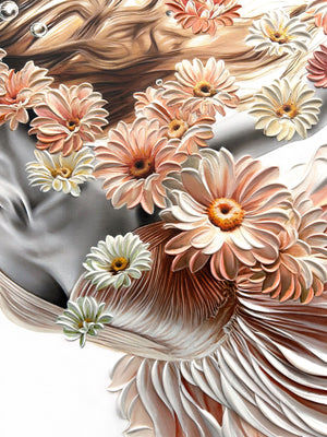 "Serenity"- Original Painting & Hand-Embellished Limited Edition, 60”x34”