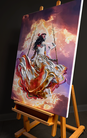 "Soar above"- Original painting & Limited edition, 50”x38”