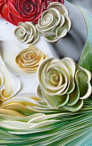 "Emerging Grace"- Original painting & Limited edition, 60”x34”