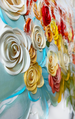 "Emerging Grace"- Original painting & Limited edition, 60”x34”