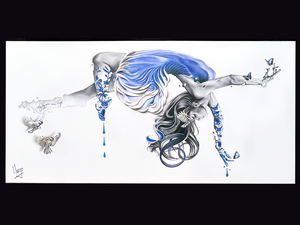"Fly by your own wings"- Original painting and Limited edition 60x30”