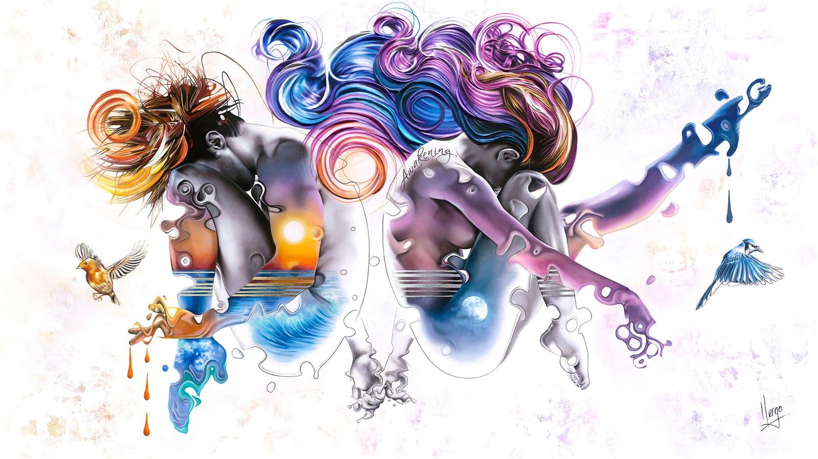 "Awakening" - Limited edition 58''X32"