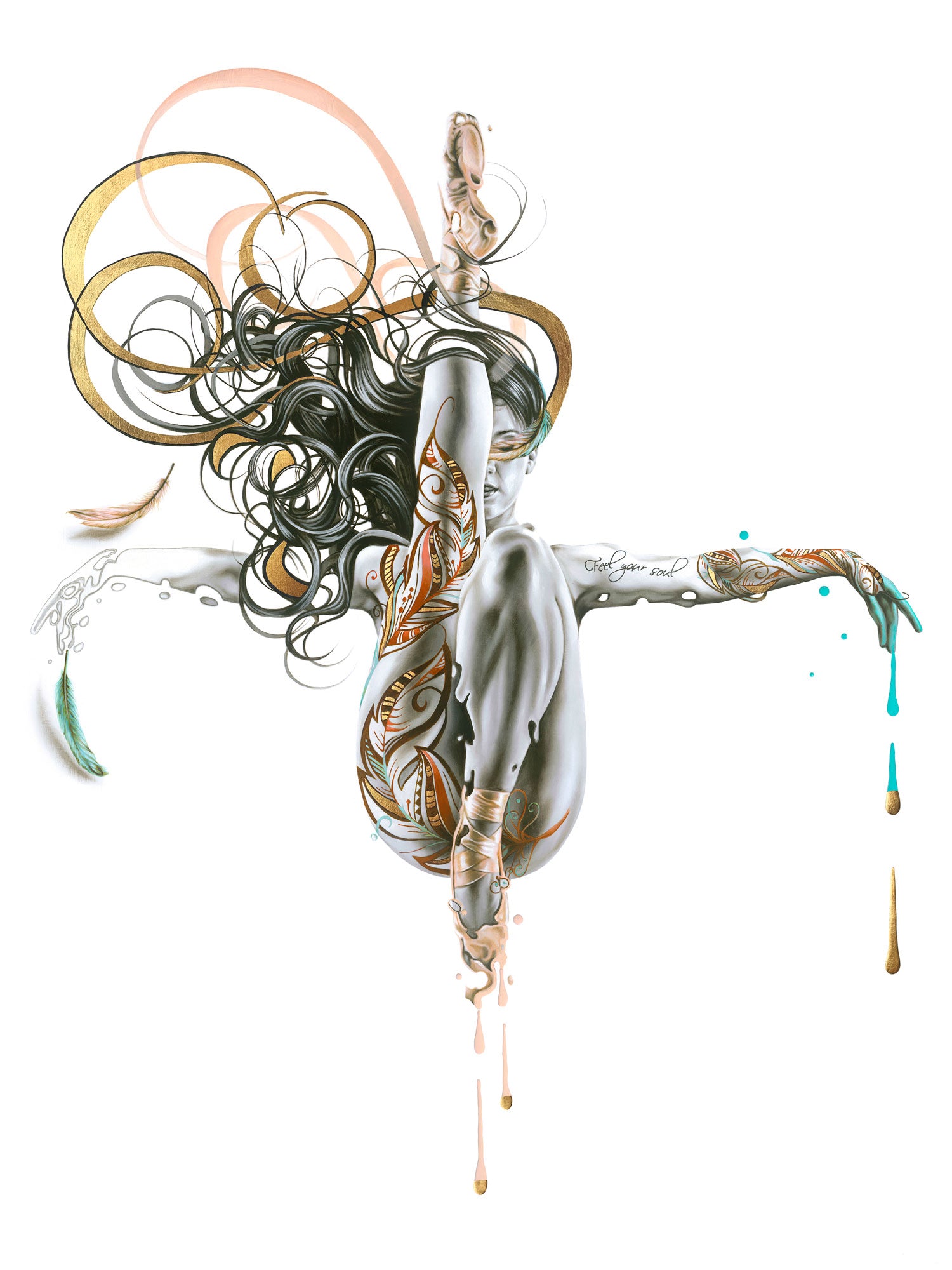 "Feel your soul" - Limited edition 50"x36"