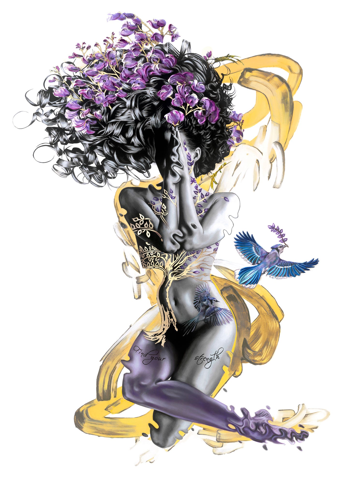 "Find your strength" -  Limited edition 50”x36”