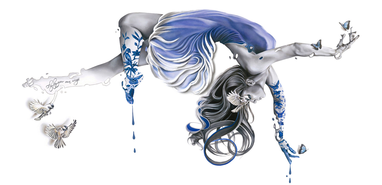 Fly by your own wings embellished