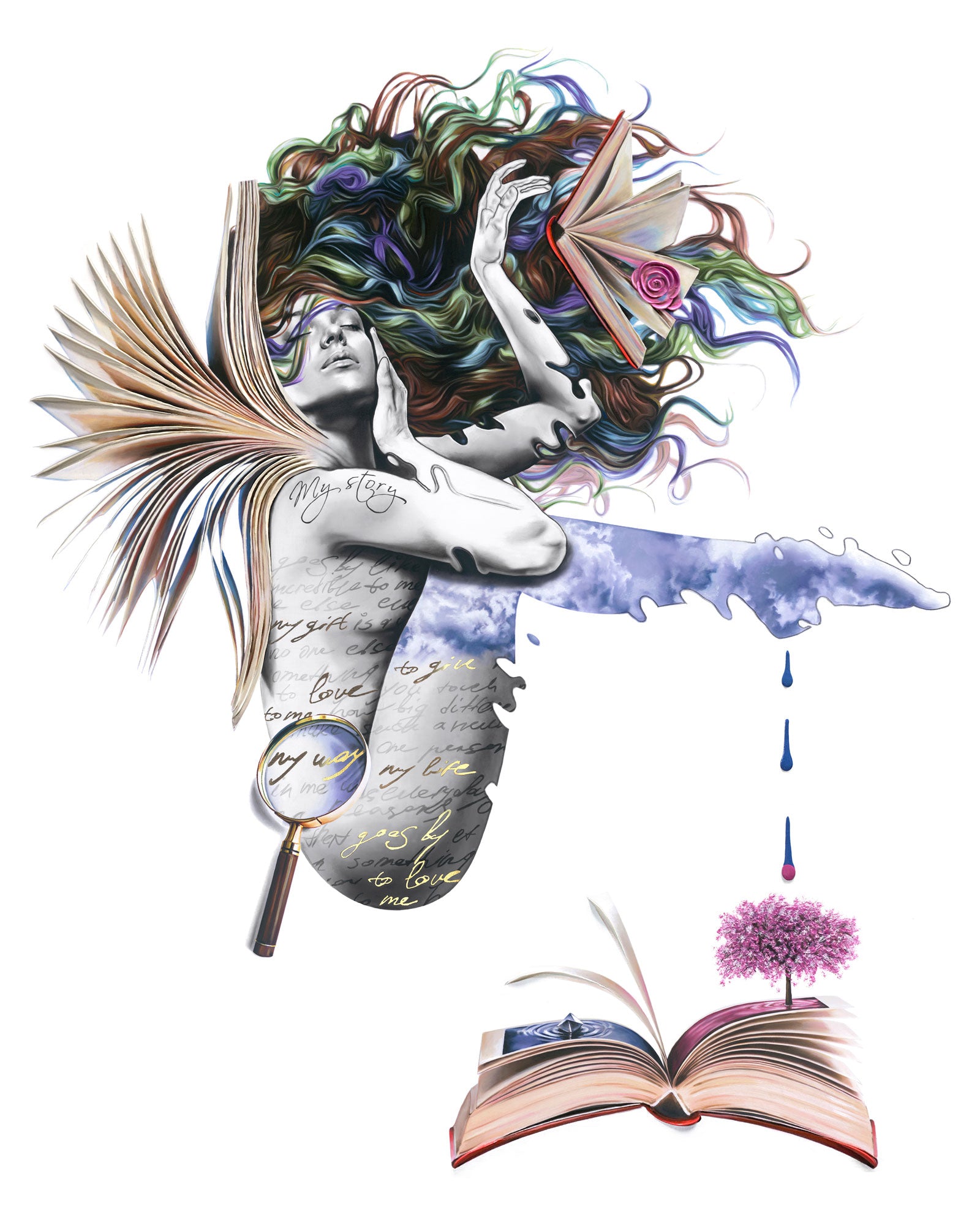 "My story" - Limited edition,  48”x38”