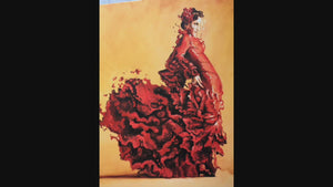"Passion" Flamenco painting video
