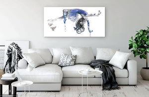 "Fly by your own wings"- Original painting & Limited edition, 60"x30"