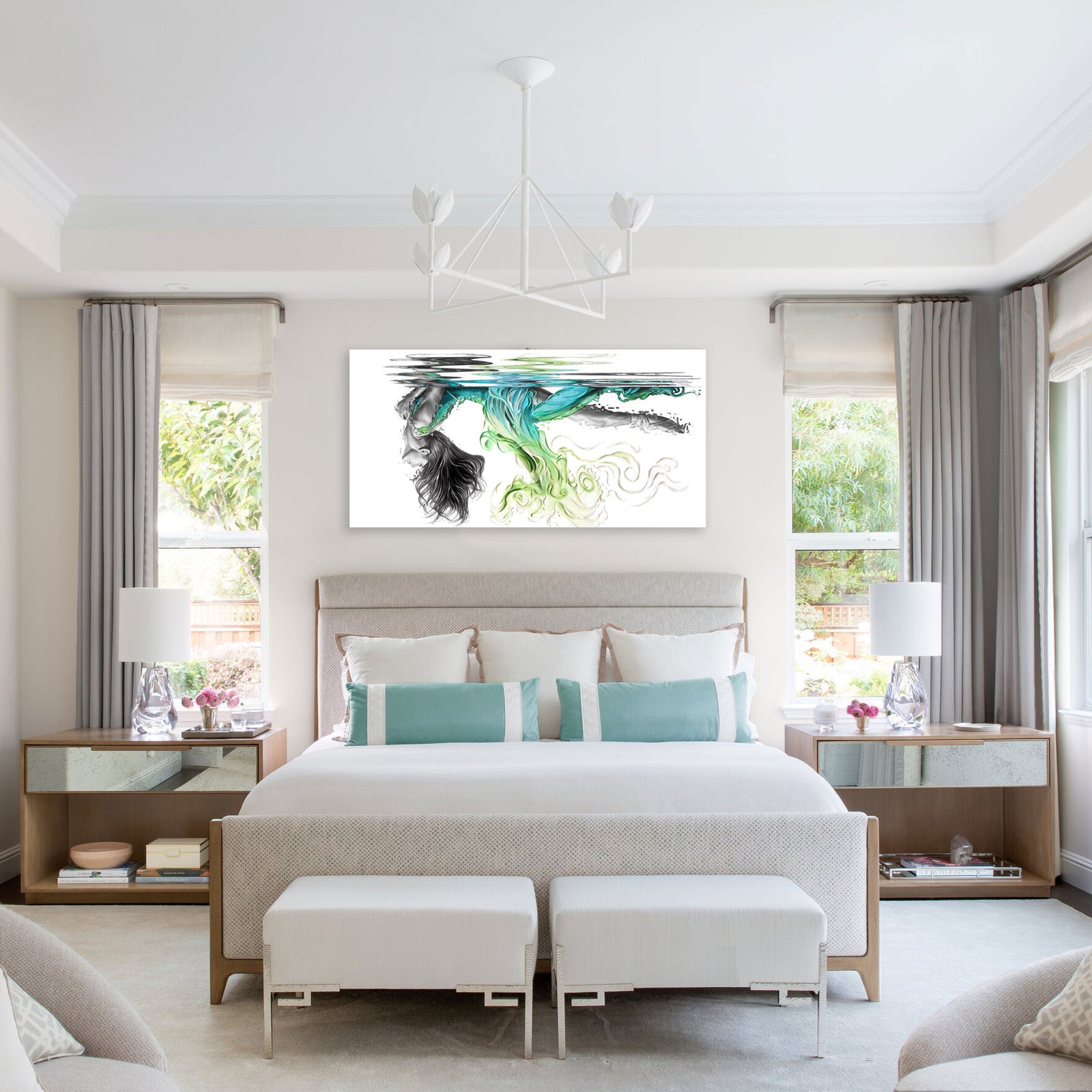 Peace painting embellished